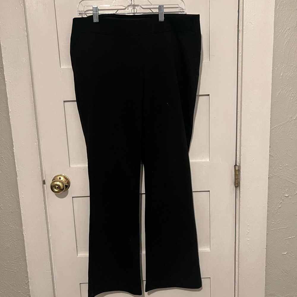Simply Vera Vera Wang Black Flare Pants